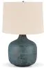 Ashley Furniture L207304 Malthace - Metal Table Lamp  - Patina