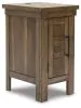 Ashley Furniture T731-7 Moriville - Chair Side End Table - Grayish Brown