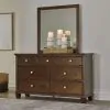 Ashley Furniture B685/31/36/84/86/87 Ashley Furniture B685/31/36/84/86/87 Danabrin - 5 Pc. - Dresser, Mirror, Full Panel Bed - Brown