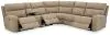 Ashley Furniture 61004S7 Ashley Furniture 61004S7 Next-Gen Durapella - 6-Piece Power Reclining Sectional With Storage Console - Sand