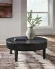 Ashley Furniture T551-8 Marstream - Round Cocktail Table - Black