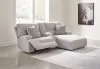 Ashley Furniture 93605S4 Acklen Place - 3-Piece Power Reclining Sectional Sofa With Raf Chaise - Pewter