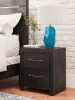Ashley Furniture PCB2108-92 Hollivern - Two Drawer Night Stand - Dark Gray
