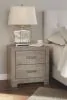 Ashley Furniture B070/31/36/B130/581/92(2) Culverbach - 5 Pc. - Dresser, Mirror, Queen Upholstered Bed, 2 Nightstands - Gray