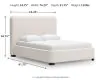 Ashley Furniture PCB401-81 Ashley Furniture PCB401-81 Brintstreet - Queen Upholstered Bed - Beige