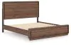 Ashley Furniture PCB386B4 Ashley Furniture PCB386B4 Fortlorn - King Panel Bed - Walnut Brown