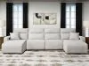Ashley Furniture 65907S11 Ashley Furniture 65907S11 Modmax II - 4-Piece Power Reclining Sectional With Double Chaise - Stone