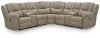 Ashley Furniture PC69205S3 Ashley Furniture PC69205S3 Pearce-Pike - 3-Piece Reclining Sectional With Double Console - Birch