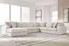 Ashley Furniture PC68706S14 Kestrie - 6-Piece Sectional With LAF Corner Chaise - Feathered