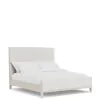 Riverside Furniture 25070-25071-25072 Carmella - Queen Upholstered Bed - Pebble Oak
