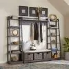 Liberty Furniture 792-OT-WU Mill Creek - 3 Piece Wall Unit Set - Peppercorn