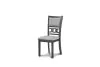 New Classic D1701-40S-GRY Gia - 3 Piece Dining Set (Dining Drop Leaf Table & 2 Chairs) - Gray