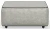 Jackson Furniture Industries 35012-1419/18-1419/53 Nico - Castered Cocktail Ottoman - Silver