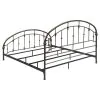 CoasterEssence 300407KE Rowan - Metal Eastern King Open Frame Bed - Dark Bronze