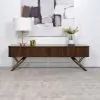 Coaster Fine Furniture 701713 Valna - Wood TV Stand With Sliding Doors - Walnut