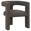 Coaster Fine Furniture 902880 Petra - Boucle Upholstered Accent Side Chair - Chocolate Brown