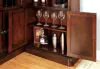 Furniture of America CM-CR142-CURIO Voltaire - Curio Cabinet - Dark Cherry