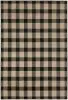 Furniture of America RG8185S Kendrick - 5' x 7' Plaid Area Rug - Gingham Onyx