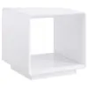 Coaster Fine Furniture 710767 Paseo - Square End Side Table - White High Gloss