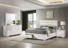Coaster Fine Furniture 203510KE-S4 Felicity - 4 Piece Eastern King Platform Bedroom Set - White