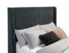 Coaster Fine Furniture 305821KW Preston - Upholstered California King Audio Flame Visualizer Bed - Blue