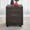 Liberty Furniture 313-HO146 Modern Edge - Castered Filing Cabinet - Caffe