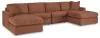 Ashley Furniture 92102S19 Ashley Furniture 92102S19 Modmax - 4-Piece Sectional With Laf And Raf Corner Chaises - Spice