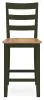 Ashley Furniture D401-124 Ashley Furniture D401-124 Gesthaven - Barstool (Set of 2) - Natural / Green