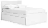 Ashley Furniture EB9630B15 Ashley Furniture EB9630B15 Onita - Full Panel Platform Bed With 2 Side Storage - White