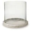 Ashley Furniture A2000847 Ashley Furniture A2000847 Saskia - Candle Holder - Clear / Beige