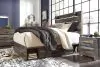 Ashley Furniture B211B13 Ashley Furniture B211B13 Drystan - Queen Panel Bed With 4 Side Drawers - Brown / Beige