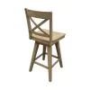 Intercon BS-BS-375W-NAT-K24 Intercon BS-BS-375W-NAT-K24 Wooden Barstool With X Back - Natural