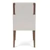 Riverside Furniture 43458 Delia - Upholstered Side Chair (Set of 2) - Nouveau Walnut / Beige