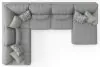 Jackson Furniture Industries 3480/62/30/76-18 Jackson Furniture Industries 3480/62/30/76-18 Titan - 3 Piece Sectional With Comfort Coil Seating And 9 Included Accent Pillows (Right Side Facing Chaise) - Moonstruck