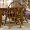 Liberty Furniture 17-C2051 Treasures - Bow Back Arm Chair - Rustic Oak
