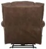Jackson Furniture Industries 647937-1428/79 Jackson Furniture Industries 647937-1428/79 Dawkins - Power Lay Flat Reclining With Oversize Xtra Comfort Ottoman - Chocolate