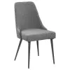 CoasterEssence 190442 Alan - Fabric Upholstered Dining Side Chair (Set of 2) - Gray