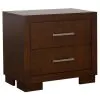 CoasterEssence 200711KE-S5P Jessica - 5 Piece Eastern King LED Bedroom Set - Cappuccino