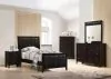 CoasterEveryday 202091T Carlton - Wood Twin Panel Bed - Cappuccino