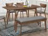 CoasterEveryday 108080 Alfredo - Extension Leaf Dining Table - Natural Walnut