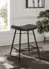 Coaster Fine Furniture 109258 Bayu - Leather Upholstered Counter Stool (Set of 2) - Espresso
