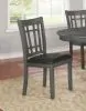 CoasterEveryday 108212 Lavon - Wood Dining Side Chair (Set of 2) - Medium Gray And Black