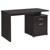 CoasterEveryday 800109 Irving - 2-Drawer Office Computer Desk - Cappuccino
