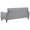 Coaster Fine Furniture 506781-S2 Bowen - 2 Piece Upholstered Track Arm Tufted Sofa Set - Gray