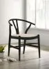 Coaster Fine Furniture 108482 Crestmont - Wood Wishbone Dining Side Chair (Set of 2) - Black