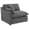 Coaster Fine Furniture 551455-SET Hobson - 6 Piece Upholstered Modular Sectional Sofa - Charcoal