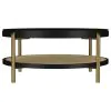 Coaster Fine Furniture 706198-S2 Arini - 2 Piece Round Coffee And End Table Set - Black