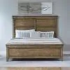 Liberty Furniture 930-BR-KPB Carolina Park - King Panel Bed - Amber Brown