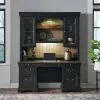 Liberty Furniture 532-HO-CHS Meritage - Credenza & Hutch - Aged Charcoal