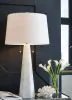 Ashley Furniture L429064 Laurellen - Alabaster Table Lamp - White